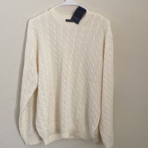 Brandy Melville | Sweaters | Brandy Melville Cream Brianna Cable Knit  Sweater | Poshmark